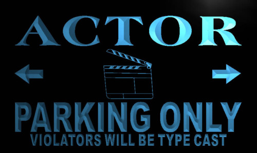 Actor Parking Only Neon Light Sign